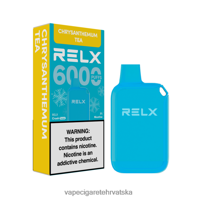 Vape Shop Zagreb - RELX Crush Pocket 6000 ledeno čaj od krizanteme JHT6P221