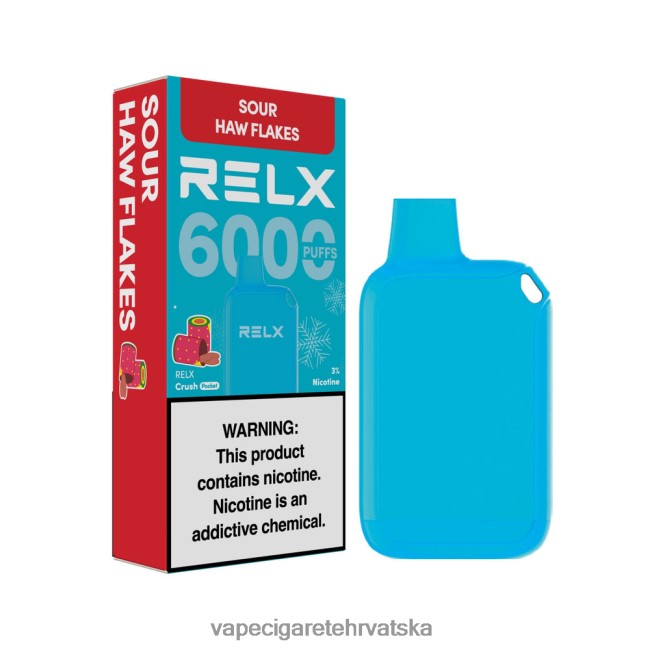 Vape Shop Zagreb - RELX Crush Pocket 6000 ledeno pahuljice kiselog jastreba JHT6P216