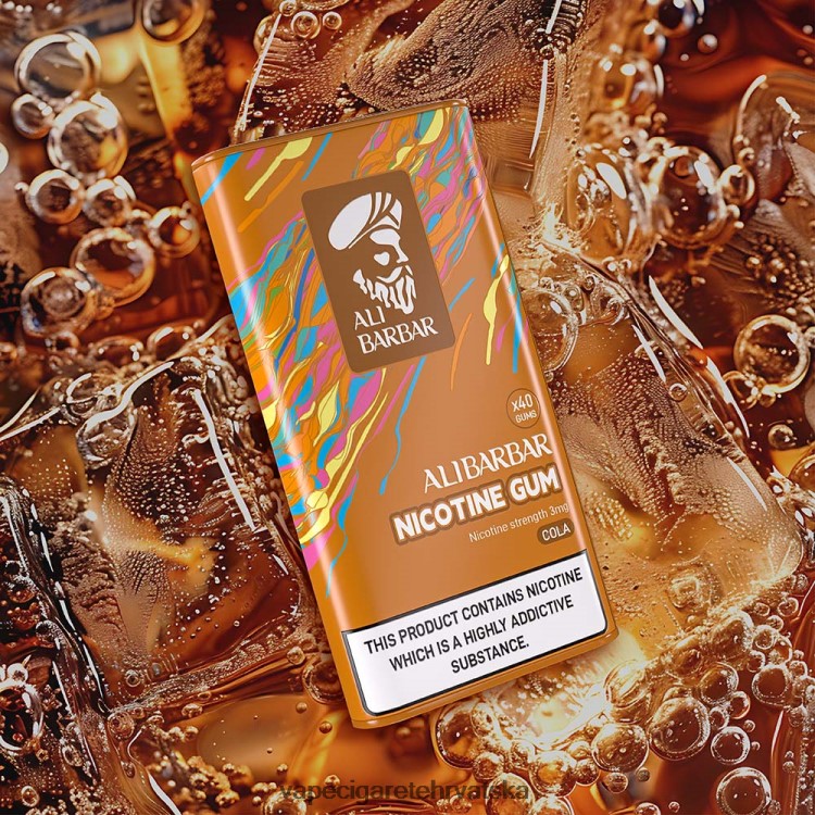 Vape Cigarete - Alibarbar nikotinska guma jabuka DV220098