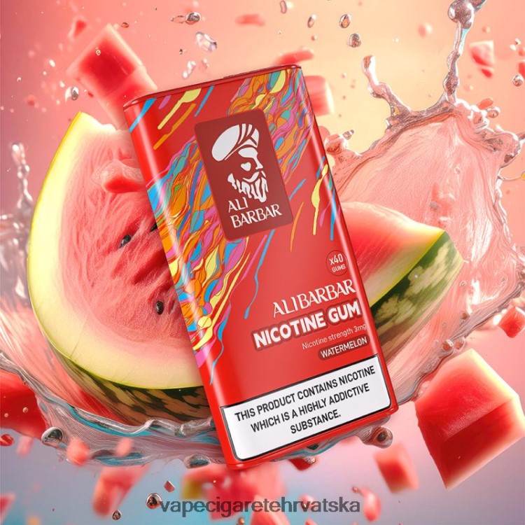 Vape Cigarete - Alibarbar nikotinska guma lubenica DV2200103