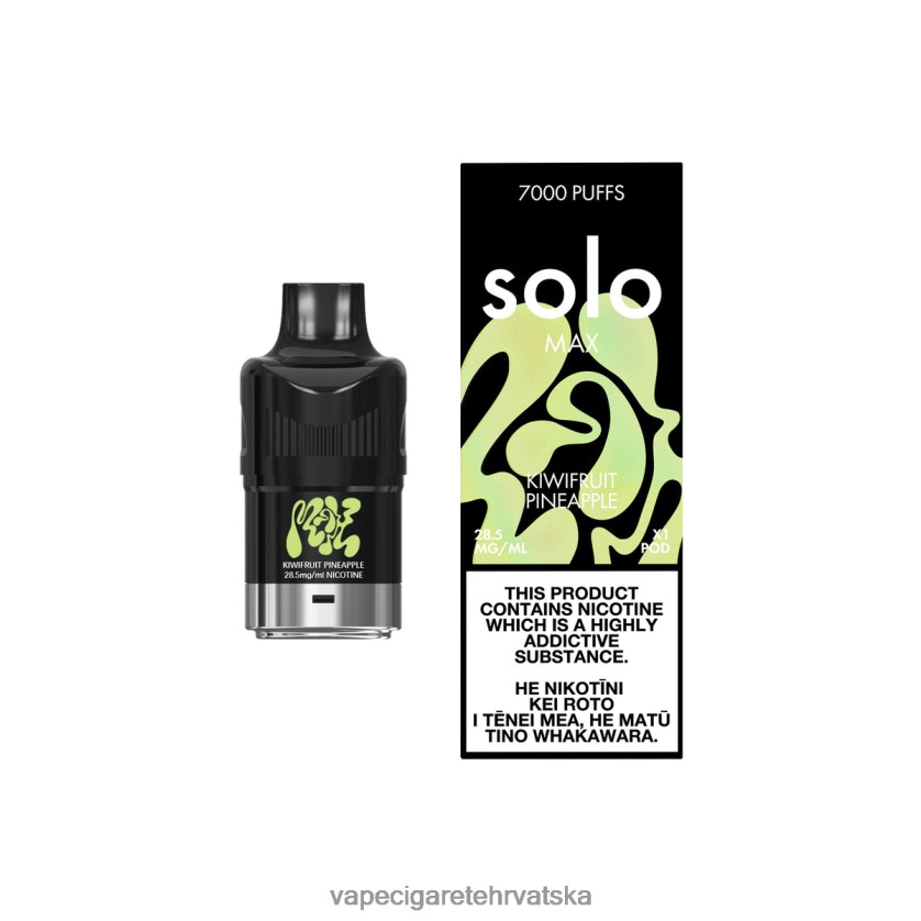 Jednokratni Vape Hrvatska - Solo MAX pod kivi ananas V62Z6487