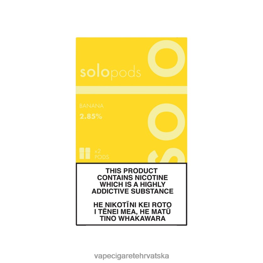 Vape 10000 Puffs - Solo zamjenska mahuna 2 pak banana V62Z6464