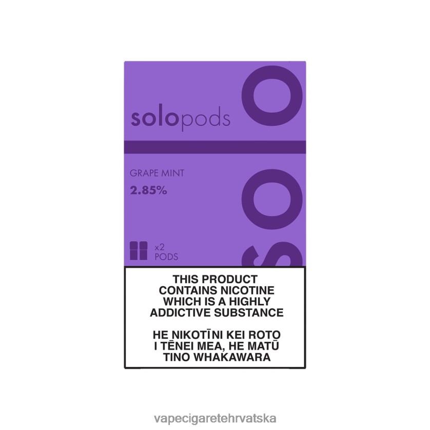 Vape 10000 Puffs - Solo zamjenska mahuna 2 pak grožđana metvica V62Z6454