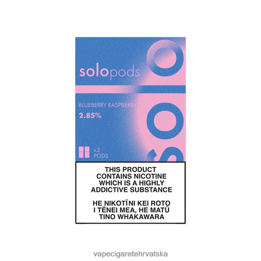 Vape Cigarete - Solo zamjenska mahuna 2 pak borovnica malina V62Z6453