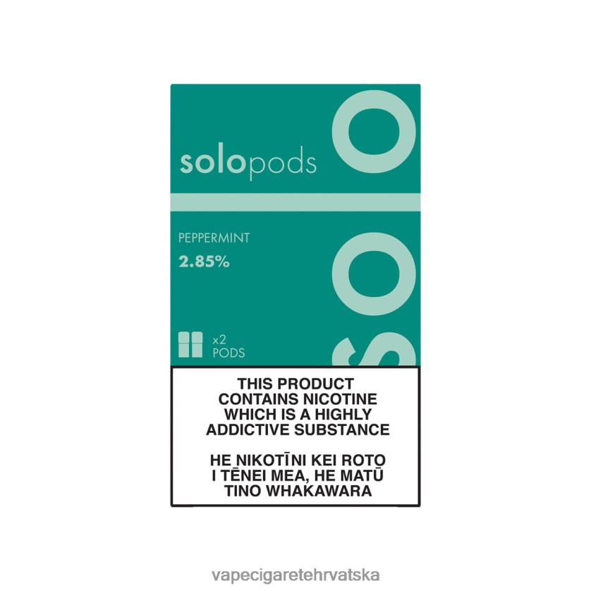 Vape Cigarete - Solo zamjenska mahuna 2 pak paprena metvica V62Z6463