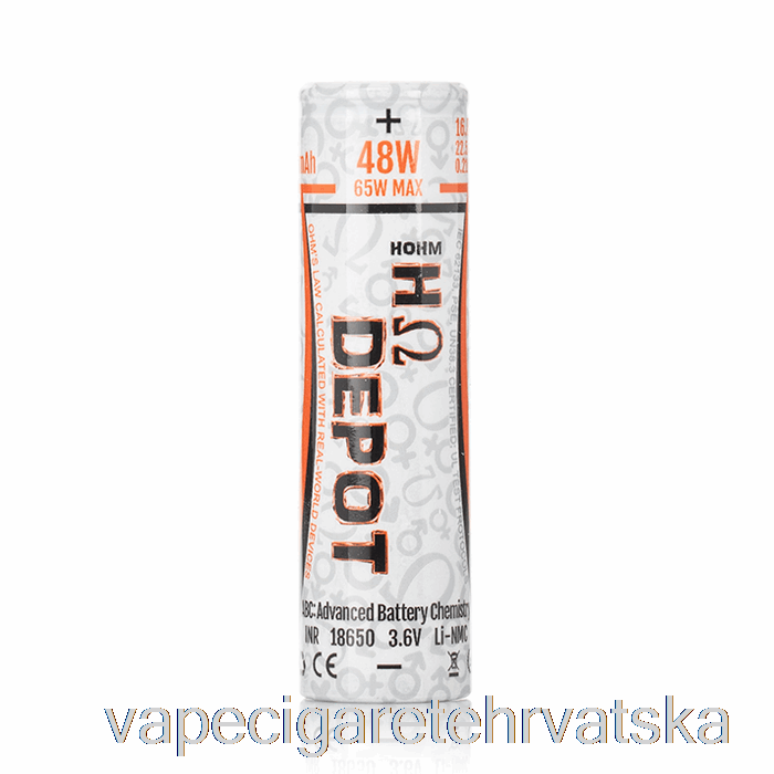 Vape Cigareta Hohm Depot 18650 3005mah 16.8a Baterija Jedna Baterija