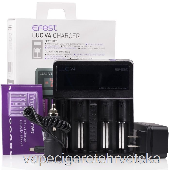 Vape Cigarete Efest Luc V4 Lcd Punjač