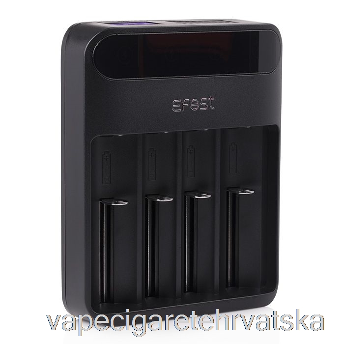 Vape Hrvatska Efest Lush Q4 4-bay Intelligent Led Baterije Punjač