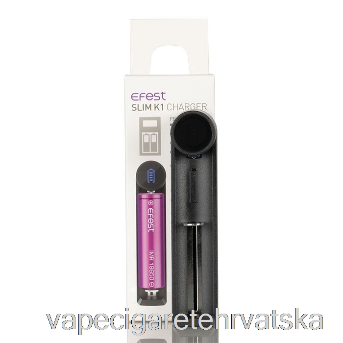 Vape Cigarete Efest Slim K1 Punjač Za Baterije S Jednim Utorom
