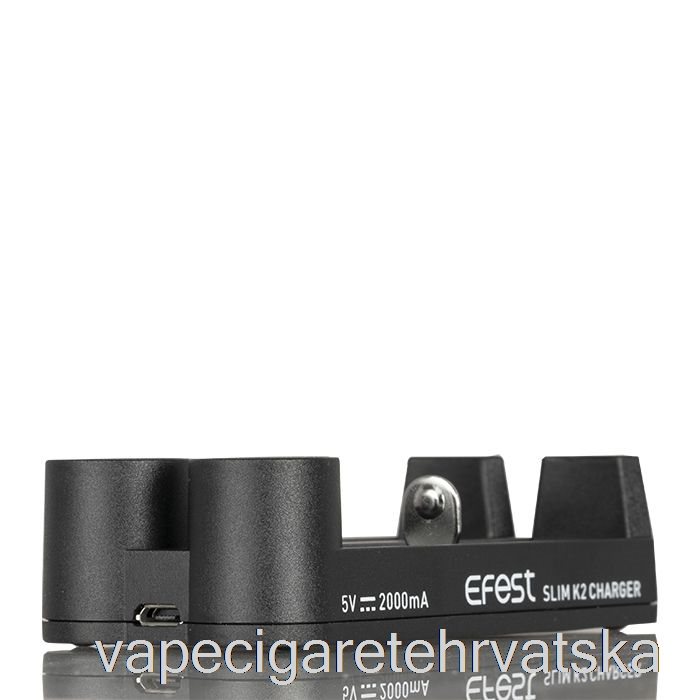 Vape Hrvatska Efest Slim K2 Punjač Za Baterije S Dva Utora