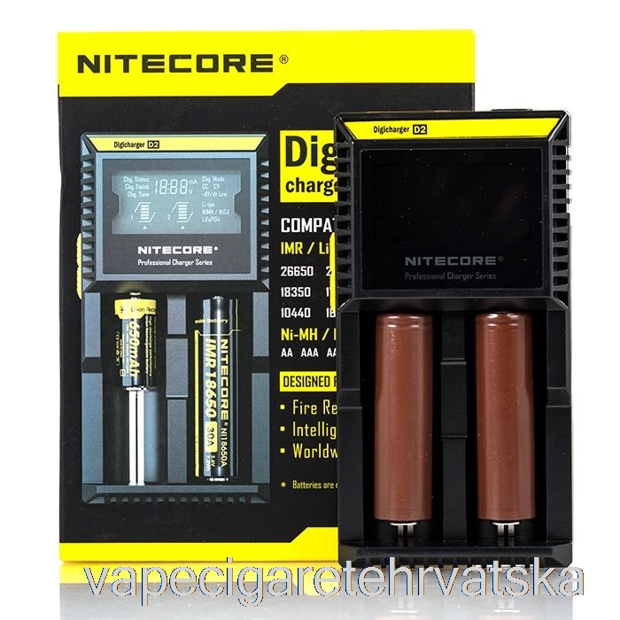 Punjač Baterije Vape Hrvatska Nitecore D2 (2-bay)