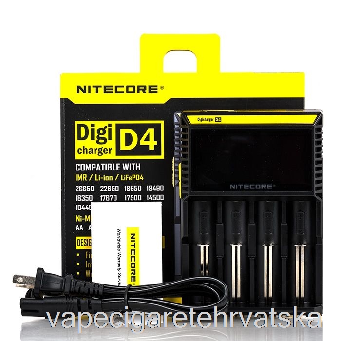 Punjač Baterije Vape Hrvatska Nitecore D4 (4-bay)