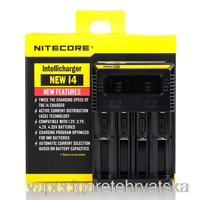 Vape Hrvatska Nitecore I4 Punjač Baterije V2 (4-bay)
