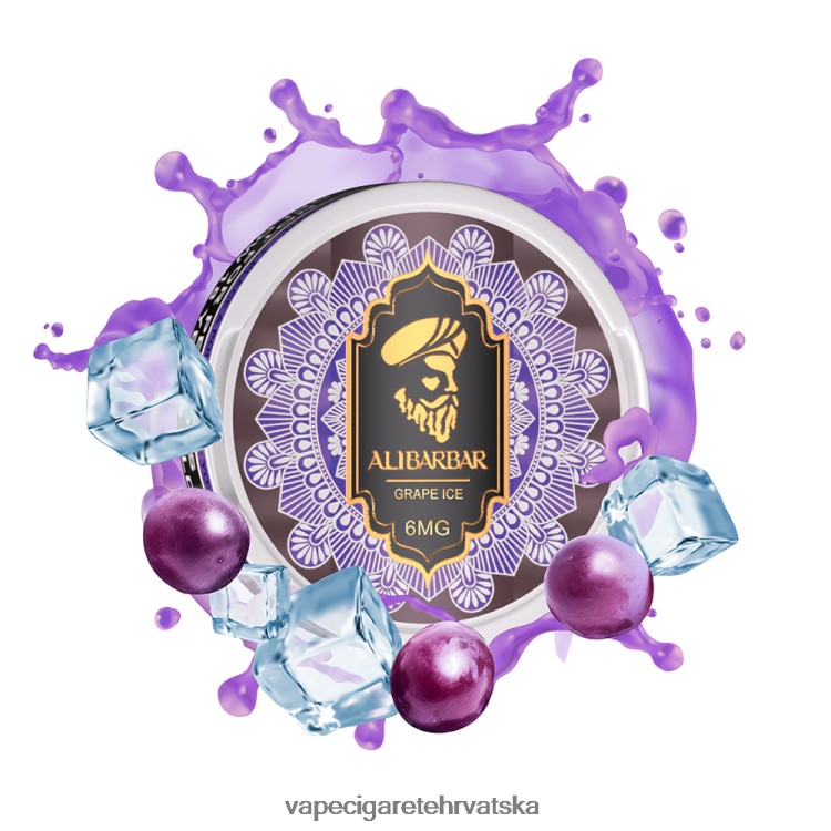 Jednokratni Vape Hrvatska - Alibarbar nikotinske vrećice trešnja šipak DV220082