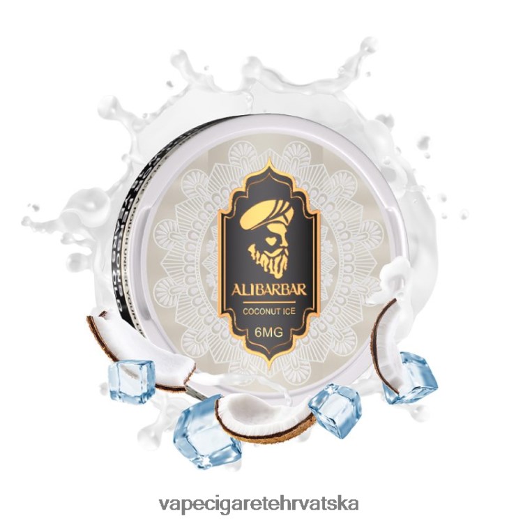 Vape Cigarete - Alibarbar nikotinske vrećice kokosov led DV220083