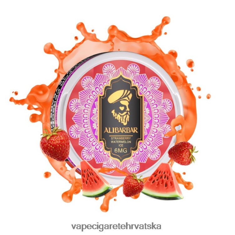 Vape Cigarete - Alibarbar nikotinske vrećice led od lubenice od jagode DV220093