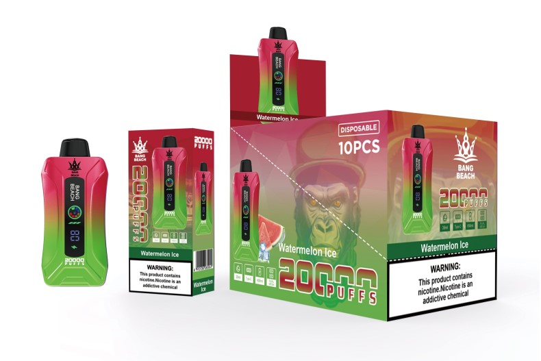 Jednokratni Vape Hrvatska - Bang Beach Smart screen vape s 20 000 udaha led od lubenice 0F4J7