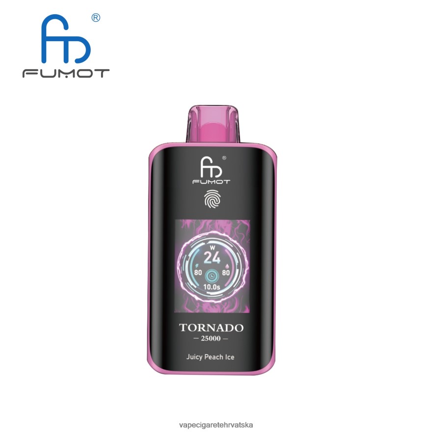 Jednokratni Vape Hrvatska - Fumot Tornado 25000 vape za jednokratnu upotrebu sočan led od breskve 4PHP287