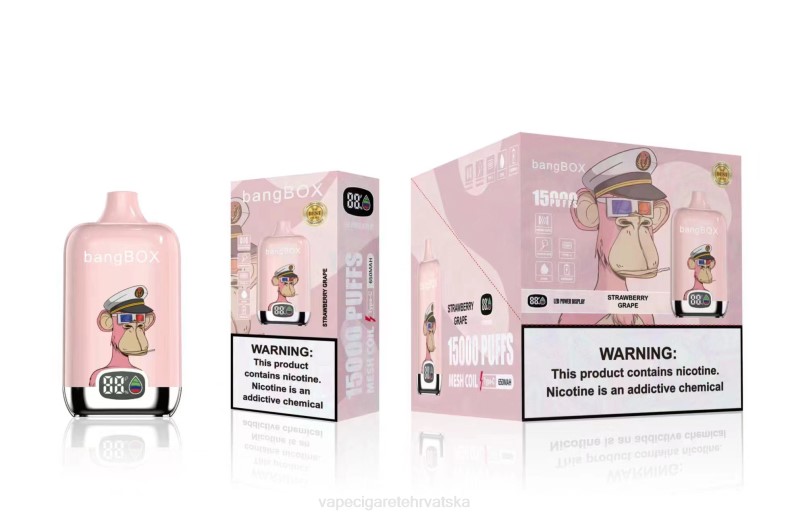 Vape 10000 Puffs - Bang Box 15000 udaha jagoda grožđe 0F4J44