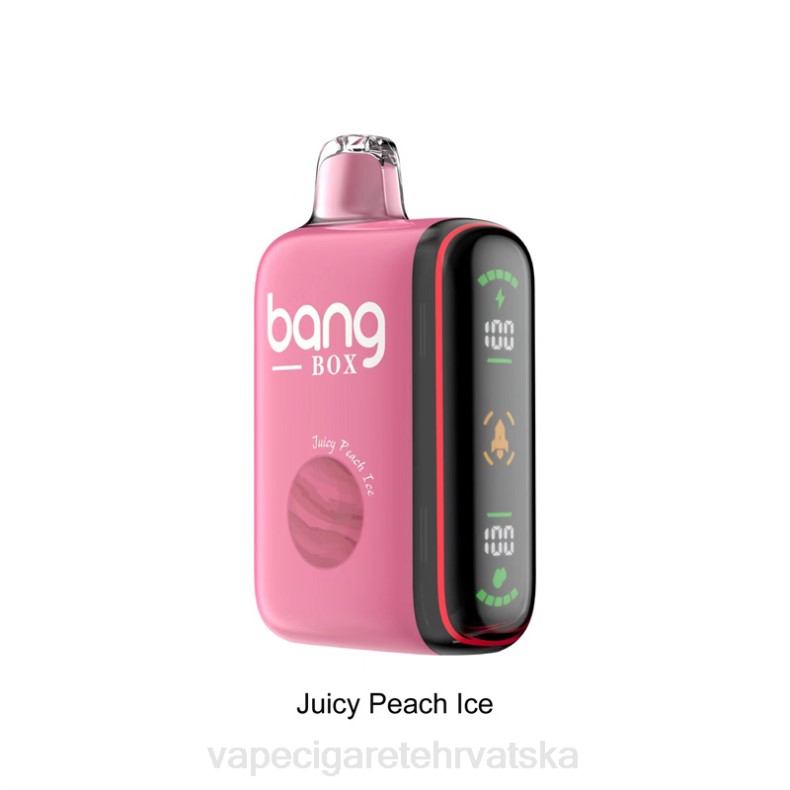 Vape 10000 Puffs - Bang Box 9000-18000 udaha inteligentni zaslon snage led od sočne breskve 0F4J29