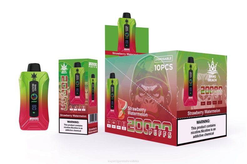 Vape Cigarete - Bang Beach Smart screen vape s 20 000 udaha jagoda lubenica 0F4J3