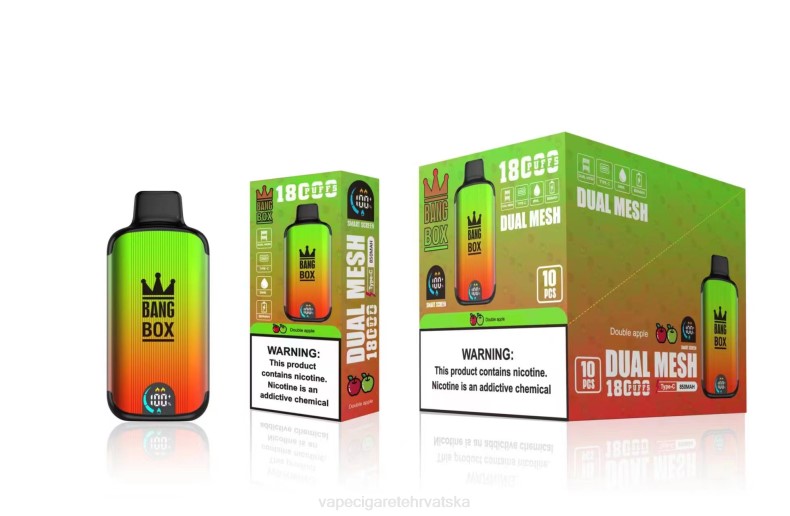 Vape Cigarete - Bang Box 18000 udaha dupla jabuka 0F4J93