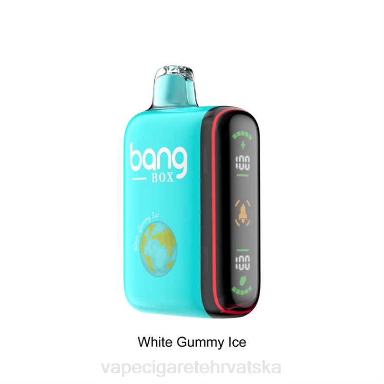 Vape Pen - Bang Box 9000-18000 udaha inteligentni zaslon snage bijeli gumeni led 0F4J30