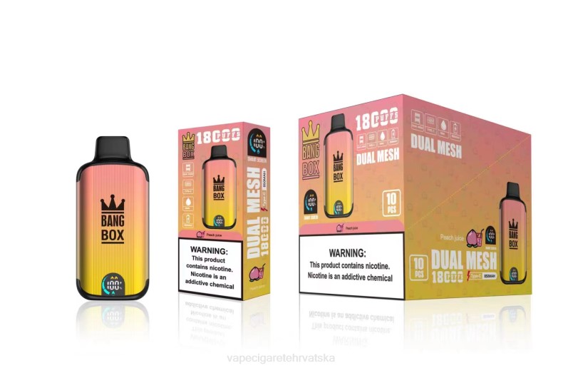 Vape Shop Zagreb - Bang Box 18000 udaha sok od breskve 0F4J91