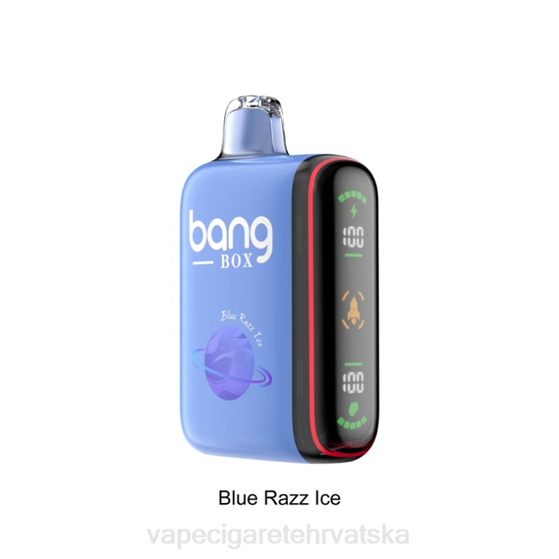 Vape Shop Zagreb - Bang Box 9000-18000 udaha inteligentni zaslon snage plavi razz led 0F4J26