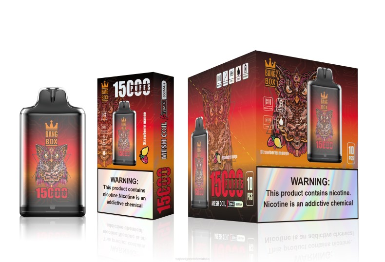 Vape Shop Zagreb - Bang Box s1-15000 udaha jagoda mango 0F4J101