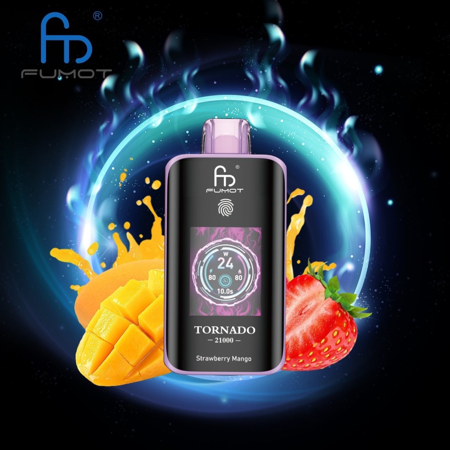 Vape Shop Zagreb - Fumot Tornado 25000 vape za jednokratnu upotrebu jagoda mango 4PHP2811