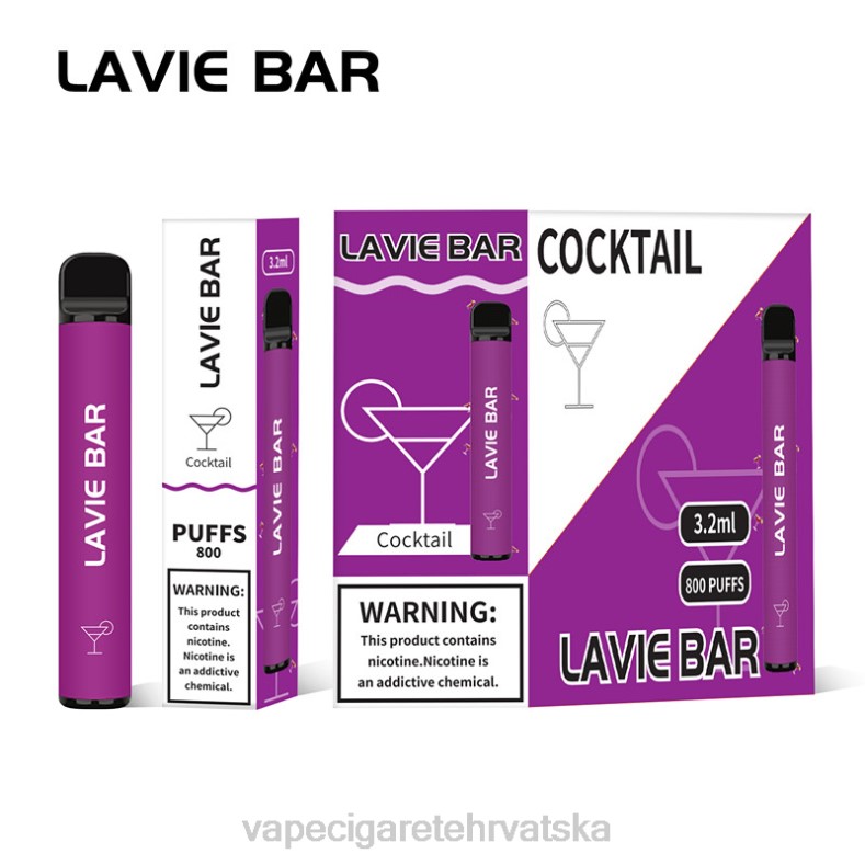 Jednokratni Vape Hrvatska - LAVIE BAR 800 udaha koktel X440312