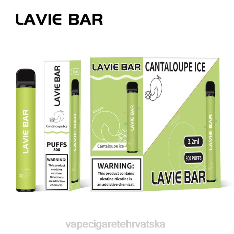 Jednokratni Vape Hrvatska - LAVIE BAR 800 udaha led od dinje X440317