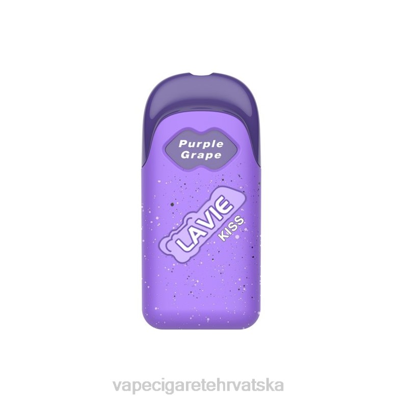 Jednokratni Vape Hrvatska - LAVIE KISS 8000 udaha ljubičasto grožđe X440112