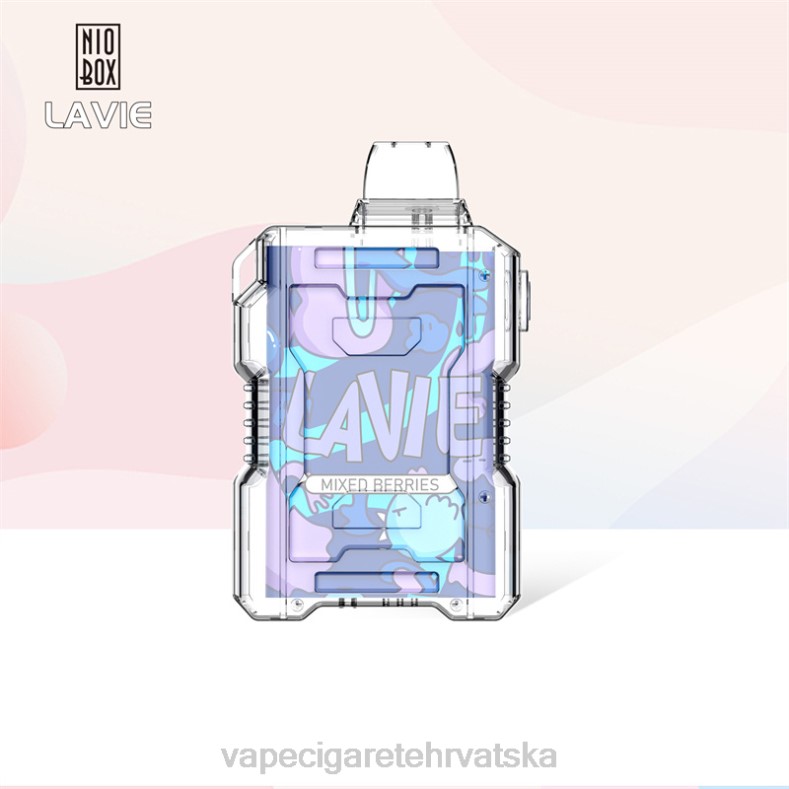 Jednokratni Vape Hrvatska - LAVIE NIO BOX 9000 udaha miješano bobičasto voće X440197