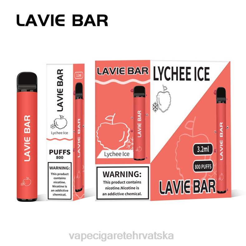 Vape Cigarete - LAVIE BAR 800 udaha led od ličija X440313