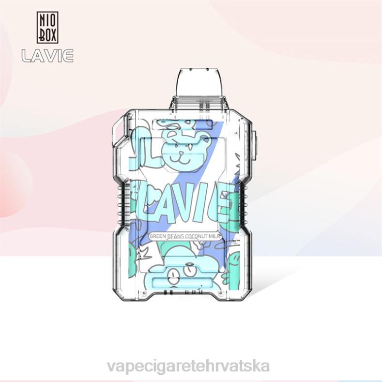 Vape Cigarete - LAVIE NIO BOX 9000 udaha zeleni grah kokosovo mlijeko X440188