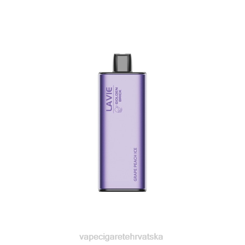 Vape Pen - LAVIE GOLDEN BRICK 10000 udaha grožđe breskva led X44060