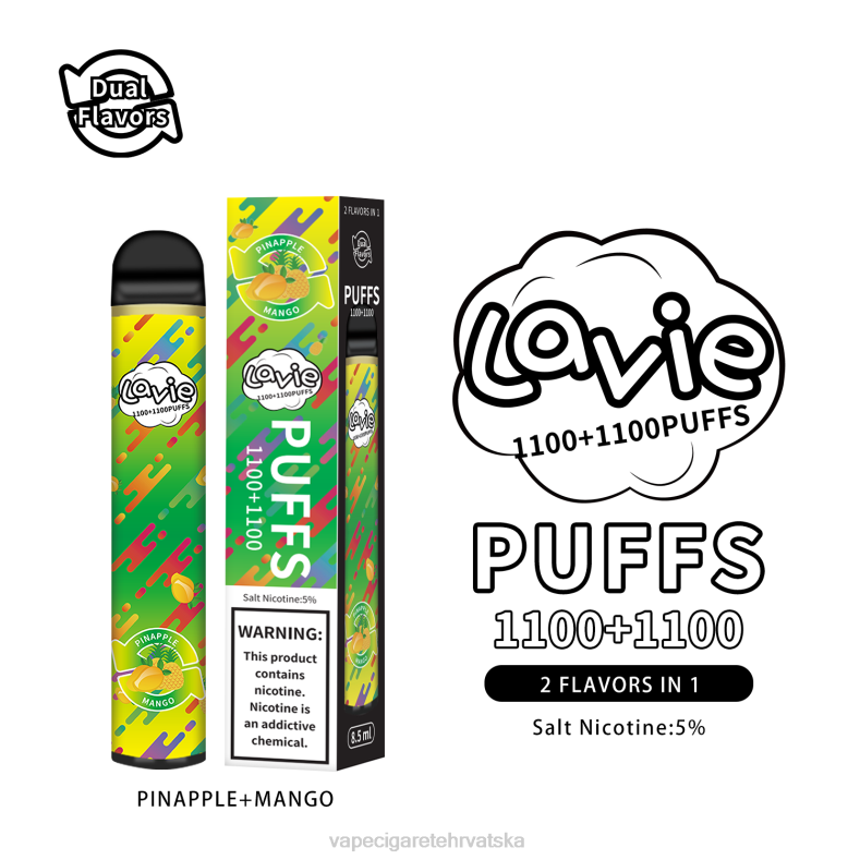 Vape Shop Zagreb - LAVIE BAR Switch 2200 udaha ananas/mango X440296