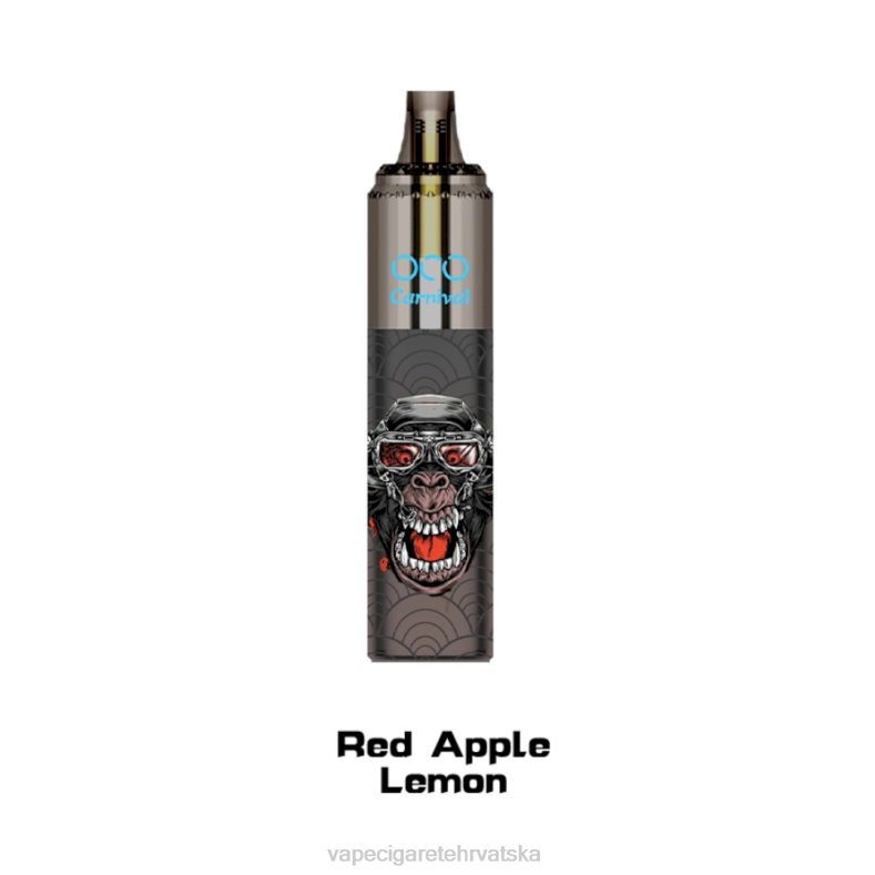Vape Shop Zagreb - LAVIE OCO karneval 10000 dimova crvena jabuka limun X440356